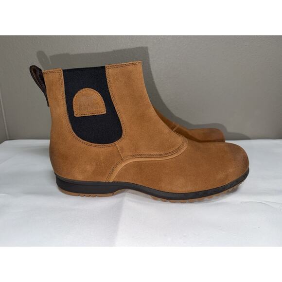 NWOT Sorel Men’s Size 11 Greely Tan Suede Waterproof Chelsea Boots Shoes main image 7